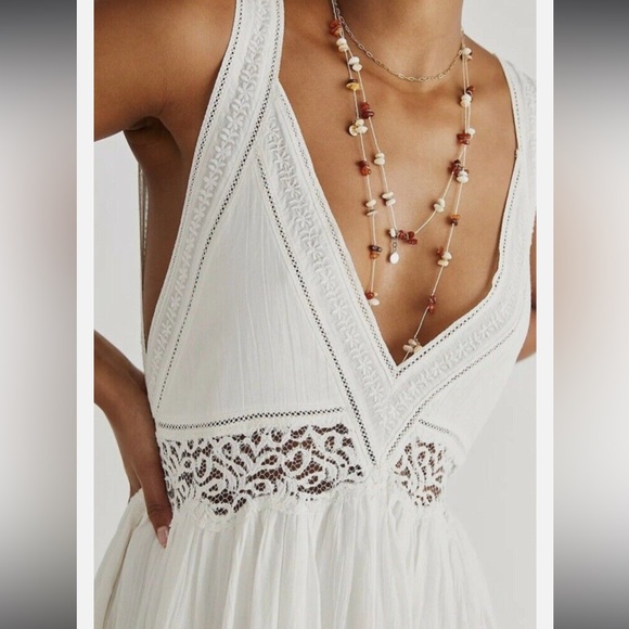 Free people Carla ivory lace dress - Picture 3 of 8